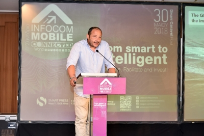 Our CEO Mr. Dimitris Kolokotronis presented on MOBILE &amp; CONNECTED WORLD CONFERENCE 2018 the In-Transport Cellular System 3skelion+